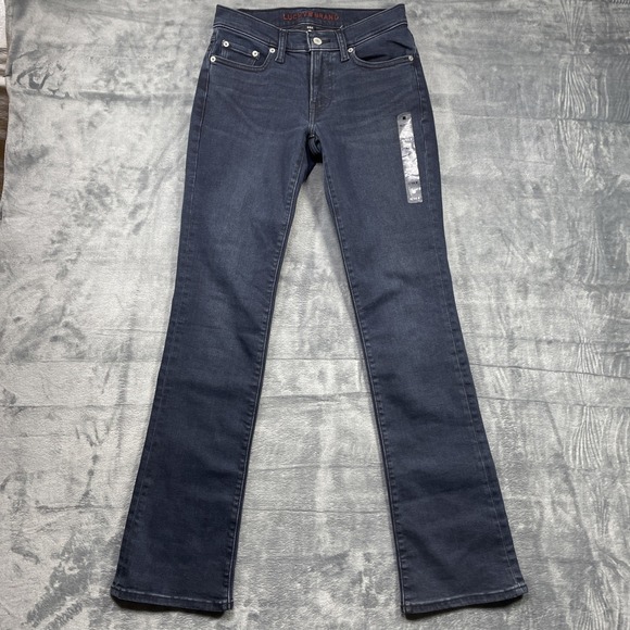 Lucky Brand Denim - Lucky Brand Womens Dark Wash Mid Rise Sweet Boot Cut Denim Jeans Size 0 NEW